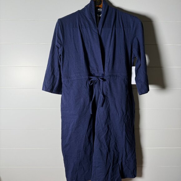 NWT:  Gownies Surgical Recovery Patient Hospital Gown Navy Blue Size M/L - Picture 1 of 9